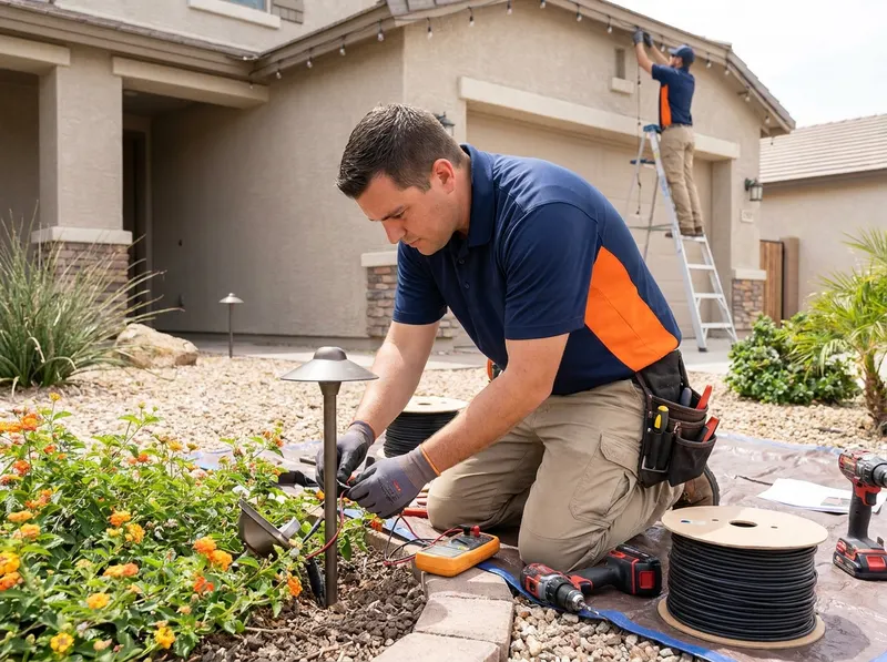 Holiday & Landscape Lighting Installation in Goodyear, AZ